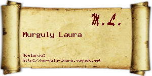 Murguly Laura névjegykártya